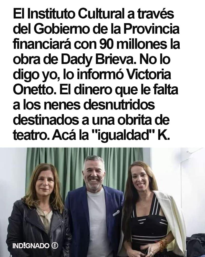 El dinero que le falta a los nenes desnutridos.......jpg
