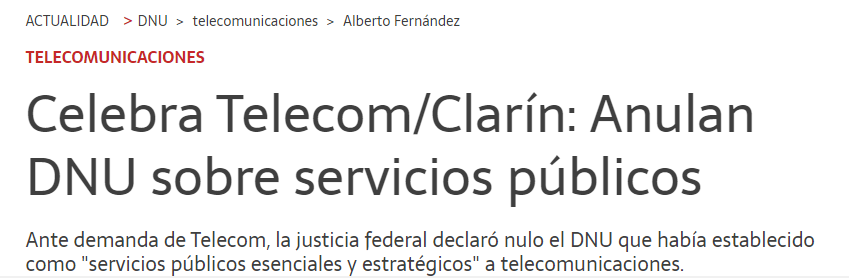 Celebra Telecom-CVH-Clarín_-Anulan DNU sobre servicios públicos - urgente24.png