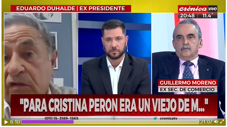 Duhalde, para Cristina Perón era un viejo de Mier.da.png