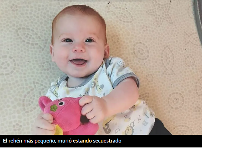 Rehén más pequeño Argentino murió estando secuestrado.png